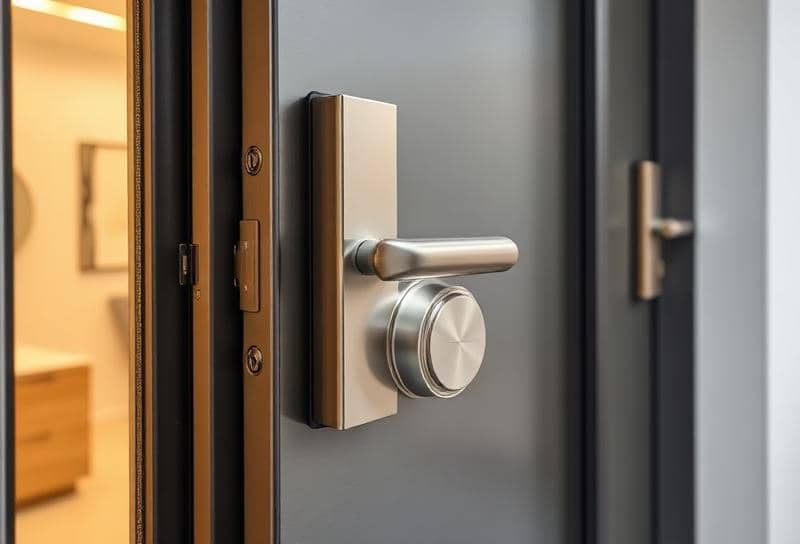 Mise en place de porte Blindé